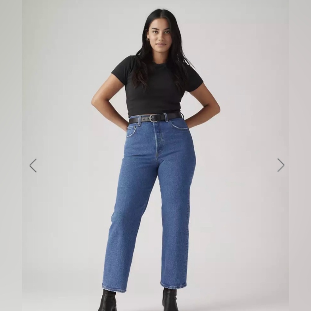 Levi’s Ribcage Straight Ankle Women's Jeans - Jazz Pop blue - Size 27 (27x29)